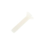 RS PRO Slot Countersunk Nylon Machine Screws DIN 963, M4x20mm