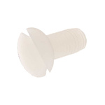 RS PRO Slot Countersunk Nylon Machine Screws DIN 963, M5x12mm