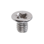 RS PRO Pozidriv Countersunk A2 304 Stainless Steel Machine Screw DIN 7985, M4x6mmx0.236in