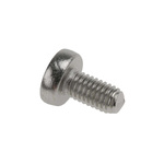 RS PRO Pozidriv Pan A4 316 Stainless Steel Machine Screw DIN 7985, M3x6mmx0.236in
