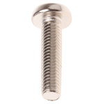 RS PRO Slot Pan Brass Machine Screws DIN 85, M5x20mm