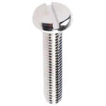 RS PRO Slot Pan Brass Machine Screw DIN 85, M6x30mm