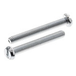 RS PRO Slot  Cheese Head Steel Machine Screws DIN 84, M2.5x20mm