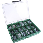 RS PRO Steel 1230 Piece Pozidriv Drive Screw/Bolt Kit