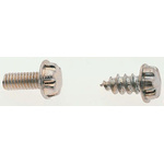 System Zero Plain Flange Button Stainless Steel Tamper Proof Security Screw, M5 x 19mm