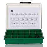 RS PRO Steel 450 Piece Hex Socket Drive Screw/Bolt Kit