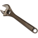 Bahco Adjustable Spanner, 205 mm Overall Length, 27mm Max Jaw Capacity