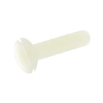 RS PRO Slot Countersunk Nylon Machine Screw DIN 963, M3.5x16mm