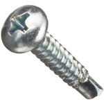 RS PRO Zinc Steel Self Drilling Screw x 1/2in Long
