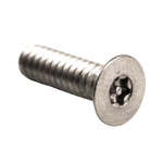 Hammond Flat Stainless Steel Tamper Proof Security Screw, M3.5 x 12mm