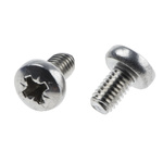 RS PRO Pozidriv Pan A2 304 Stainless Steel Machine Screw DIN 7985, M3x5mmx0.196in