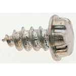 System Zero Plain Flange Button Stainless Steel Tamper Proof Security Screw, No. 8 x 25mm
