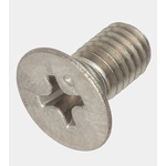 Yahata Neji Plain Flat Stainless Steel Tamper Proof Security Screw, M2 x 8mm