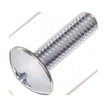 Yahata Neji Cross Truss Steel Machine Screws, M4x8mm