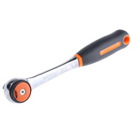 Bahco 1/2 in Ratchet Handle, Square Drive With Ratchet Handle