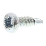 RS PRO Bright Zinc Plated Steel Self Drilling Screw No. 6 x 1/2in Long x 13mm Long
