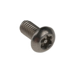 RS PRO Plain Button Stainless Steel Tamper Proof Security Screw, M3 x 6mm