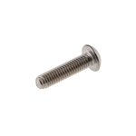 RS PRO Plain Button Stainless Steel Tamper Proof Security Screw, M3 x 12mm