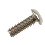 RS PRO Plain Button Stainless Steel Tamper Proof Security Screw, M4 x 12mm