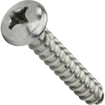 RS PRO Pan Head Self Tapping Screw, 1/4in Long