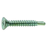 RS PRO Zinc Steel Self Drilling Screw x 1 1/4in Long