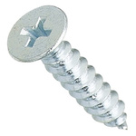 Yahata Neji Steel Flat Head Self Tapping Screw, M5 x 16mm Long