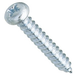 Yahata Neji Steel Pan Head Self Tapping Screw, M4 x 12mm Long