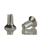 RS PRO Bright Zinc Plated, Clear Passivated Steel Countersunk Head Thread Forming Screw, M3 x 6mm Long