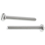 RS PRO, M3 Pan Head, 25mm Stainless Steel Slot A2 304