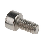 RS PRO M4 x 8mm Hex Socket Cap Screw Plain Stainless Steel