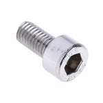 RS PRO M5 x 10mm Hex Socket Cap Screw Plain Stainless Steel