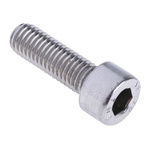 RS PRO M8 x 25mm Hex Socket Cap Screw Plain Stainless Steel