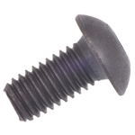 RS PRO Black, Self-Colour Steel Hex Socket Button Screw, ISO 7380, M5 x 10mm