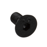 RS PRO M4 x 8mm Hex Socket Countersunk Screw Black, Self-Colour Steel