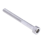 RS PRO M3 x 30mm Hex Socket Cap Screw Plain Stainless Steel