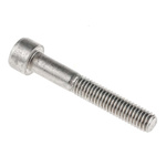 RS PRO M6 x 40mm Hex Socket Cap Screw Plain Stainless Steel