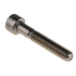 RS PRO Plain Stainless Steel Hex Socket Cap Screw, DIN 912, M6 x 35mm