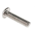 RS PRO Plain Stainless Steel Hex Socket Button Screw, ISO 7380, M5 x 20mm