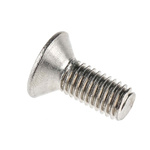 RS PRO Plain Stainless Steel Hex Socket Countersunk Screw, DIN 7991, M8 x 20mm