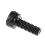 RS PRO M3 x 8mm Hex Socket Cap Screw Black, Self-Colour Steel