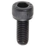 RS PRO M5 x 12mm Hex Socket Cap Screw Black, Self-Colour Steel