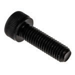 RS PRO M5 x 16mm Hex Socket Cap Screw Black, Self-Colour Steel