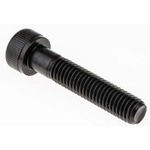 RS PRO M8 x 40mm Hex Socket Cap Screw Black, Self-Colour Steel