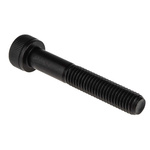 RS PRO M8 x 50mm Hex Socket Cap Screw Black, Self-Colour Steel