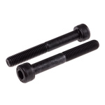 RS PRO M8 x 60mm Hex Socket Cap Screw Black, Self-Colour Steel