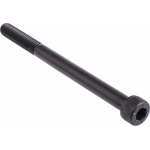 RS PRO M8 x 100mm Hex Socket Cap Screw Black, Self-Colour Steel