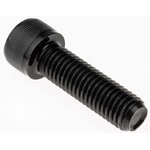 RS PRO M12 x 40mm Hex Socket Cap Screw Black, Self-Colour Steel
