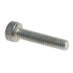 RS PRO Bright Zinc Plated Steel Hex Socket Cap Screw, DIN 912, M2.5 x 12mm