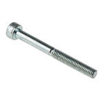 RS PRO Bright Zinc Plated Steel Hex Socket Cap Screw, DIN 912, M4 x 40mm