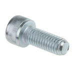 RS PRO Bright Zinc Plated Steel Hex Socket Cap Screw, DIN 912, M8 x 20mm
